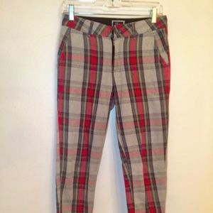 PLAID - man tailored pants for women size XS